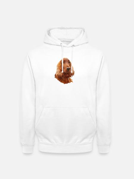 Irish Setter Red - Unisex Hoodie - Weiß