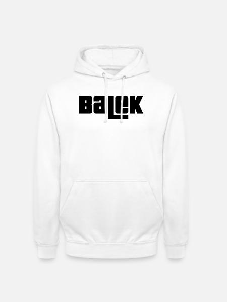 Balek - Sweat-shirt à capuche unisexe - blanc