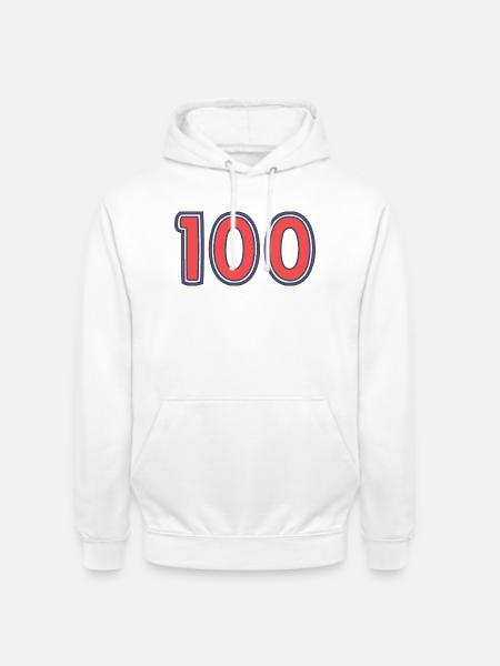 100. 100 YEARS. 100th ANNIVERSARY - Unisex Hoodie - white