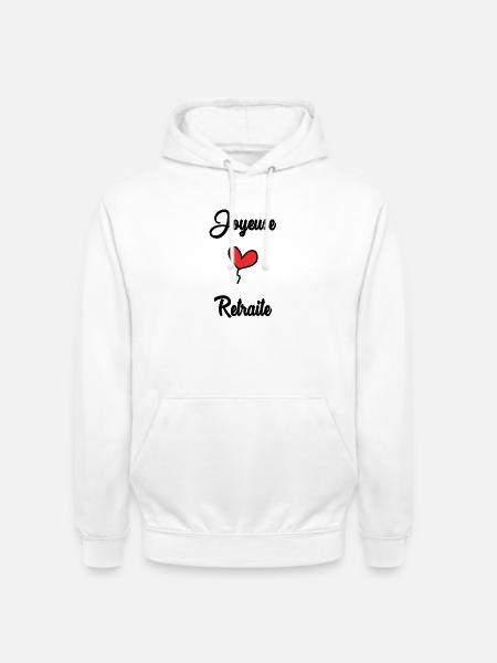 RETIREMENT - Unisex Hoodie - white