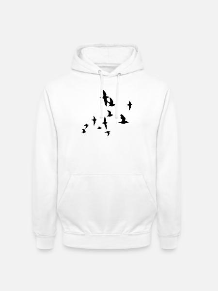 birds - Unisex Hoodie - Weiß