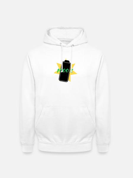 1000% energy - Unisex Hoodie - white
