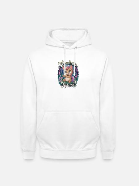 Tune Into Nature! - Unisex Hoodie - white