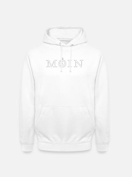 Moin - Unisex Hoodie - Weiß