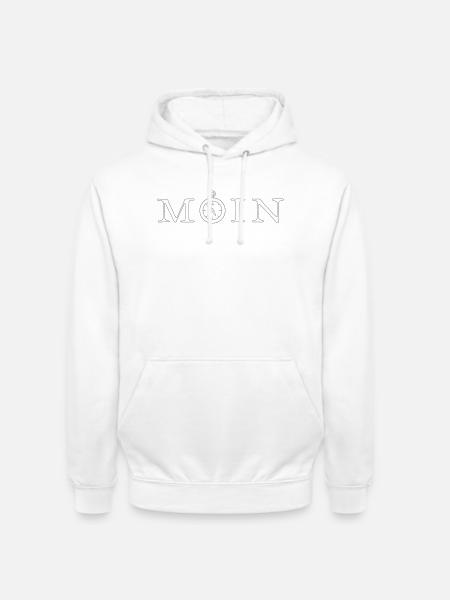 Moin - Unisex Hoodie - Weiß