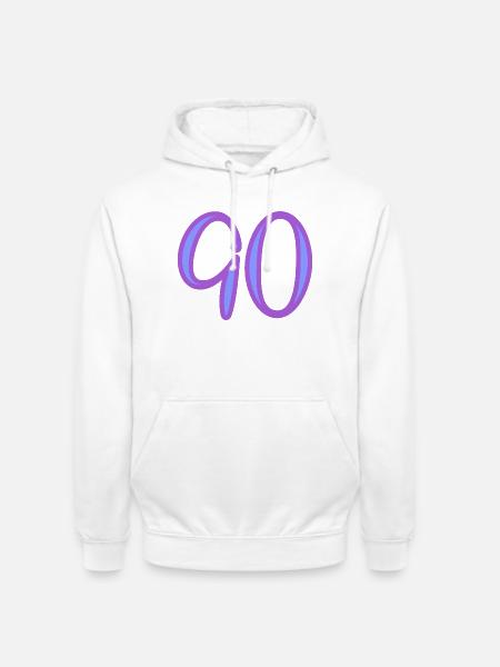 90 - Unisex Hoodie - white