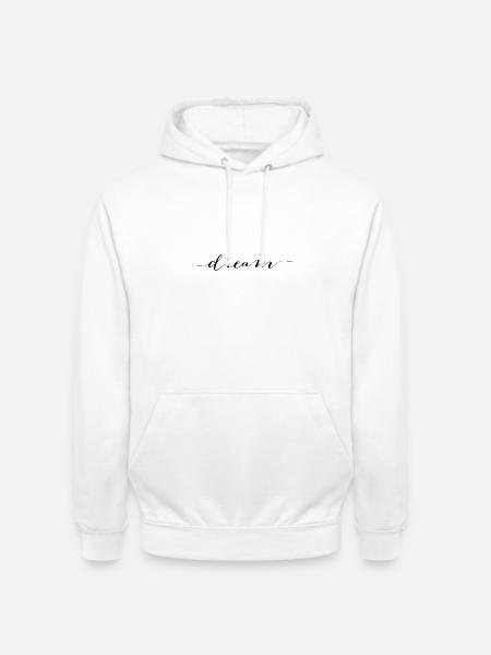 rĂŞver - Sweat-shirt Ă capuche unisexe - blanc