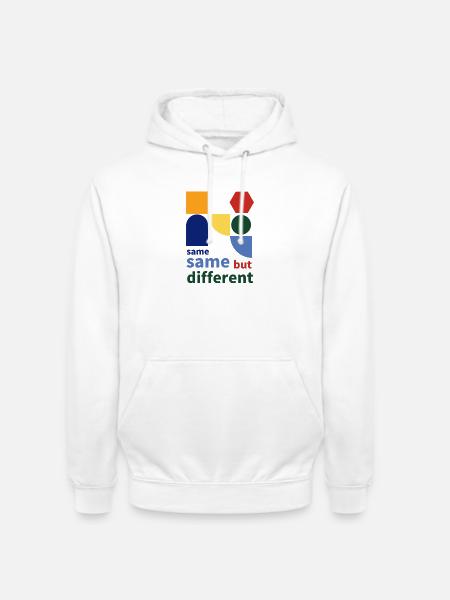 same same but different - Unisex Hoodie - Weiß
