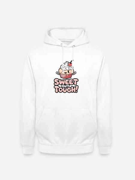 Sweet But Tough! - Unisex Hoodie - white