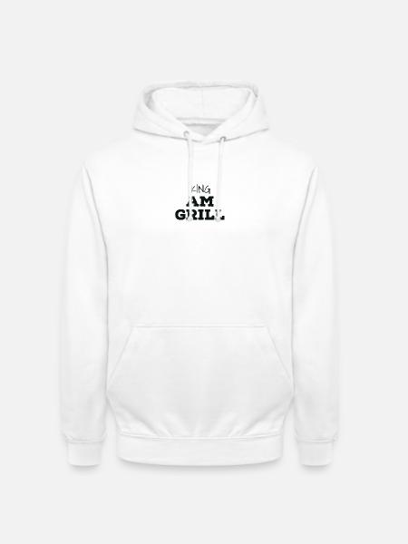 King at the grill - Unisex Hoodie - white