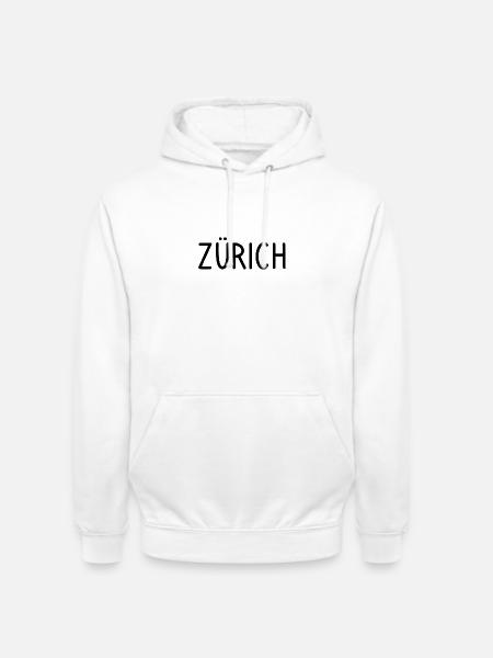 Zurich - Unisex Hoodie - white