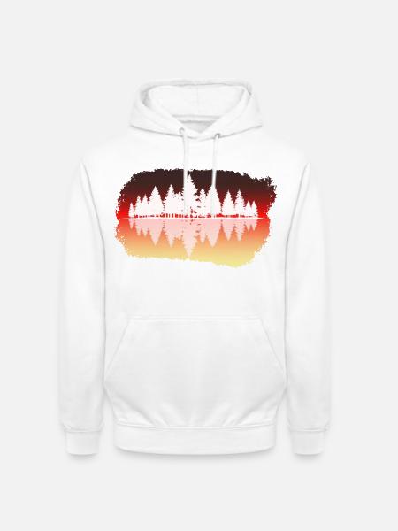 Wald - Forest - Unisex Hoodie - Weiß