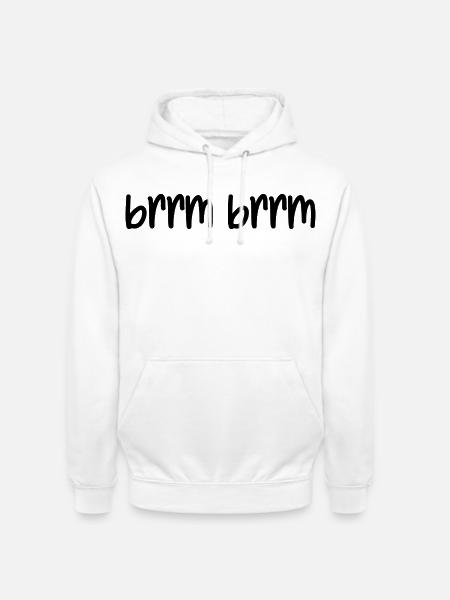 brrm brrm - Unisex Hoodie - white