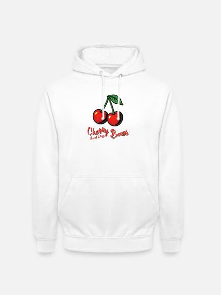 Kirsch-Mädchen - Unisex Hoodie - Weiß