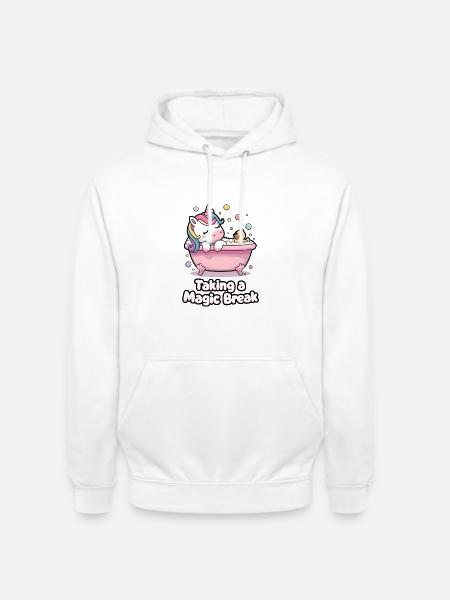 Taking A Magic Break - Unisex Hoodie - white