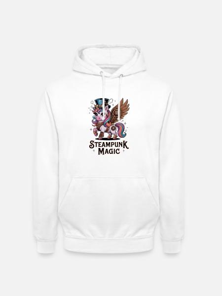 Steampunk-Magie - Unisex Hoodie - Weiß