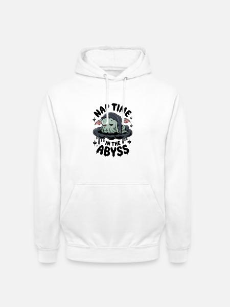 Nap Time In The Abyss - Unisex Hoodie - white