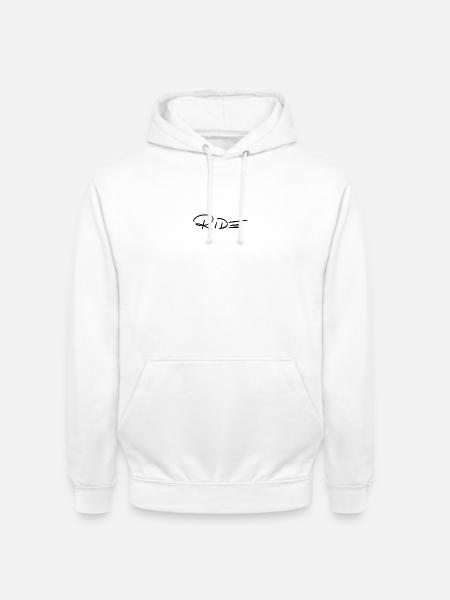 CHEVAUCHER - Sweat-shirt à capuche unisexe - blanc