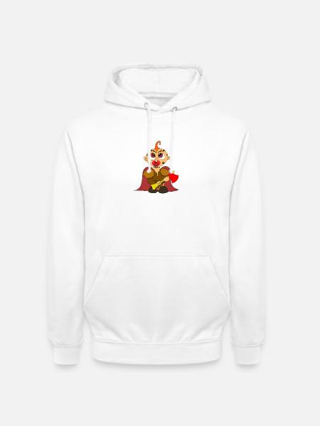 Bébé Goliath - Sweat-shirt à capuche unisexe - blanc