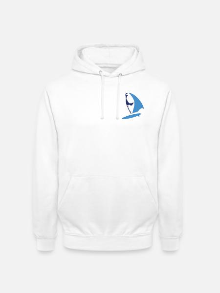 sylt surfer blau - Unisex Hoodie - Weiß
