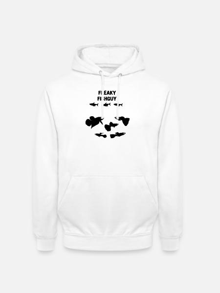 freaky fish guy - Unisex Hoodie - Weiß