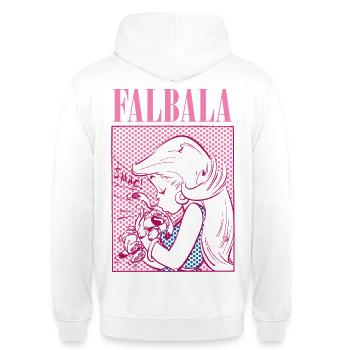 Asterix & Obelix Falbala Küsst Idefix - Unisex Hoodie - Weiß - Hinten - AI Model Male 185 dark (185cm)