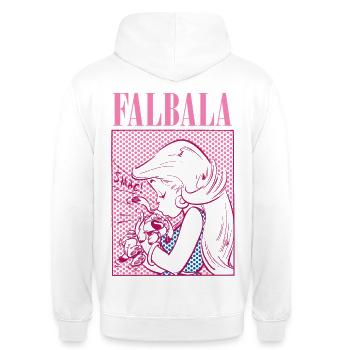 Asterix & Obelix Falbala Küsst Idefix - Unisex Hoodie - Weiß - Hinten - AI Model Male 185 dark (185cm)