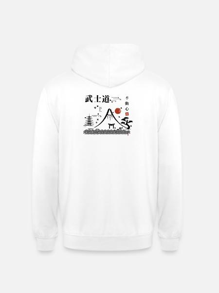 Berg Fuji - Unisex Hoodie - Weiß
