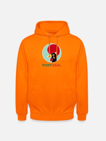 Hahn von Barcelos, Portugal - Unisex Hoodie - Orange