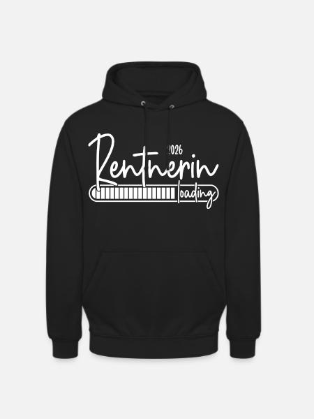 Rentnerin 2026 Loading - Unisex Hoodie - Schwarz