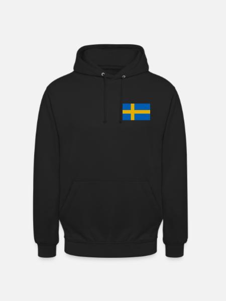 Schweden Flagge - Unisex Hoodie - Schwarz