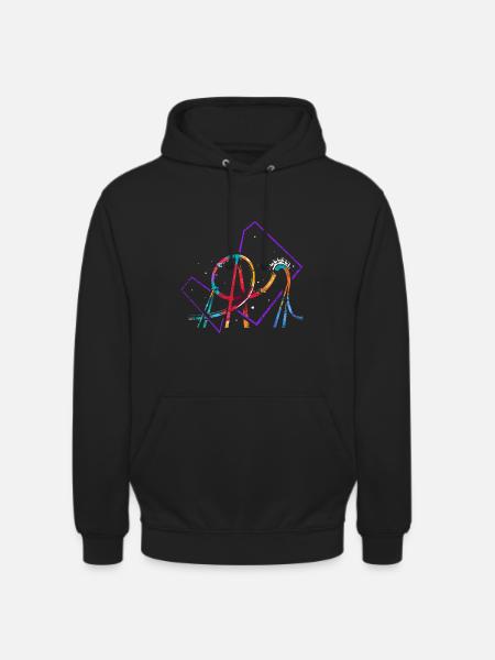 Rasanter Achterbahn Freizeitpark - Unisex Hoodie - Schwarz