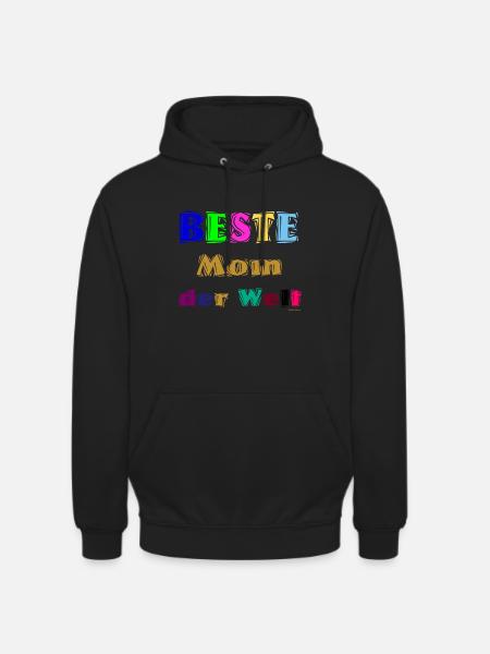 Beste Mutter der Welt - Unisex Hoodie - Schwarz
