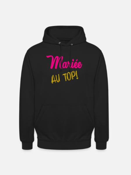 I CAN'T I'M MARRIED - Unisex Hoodie - black