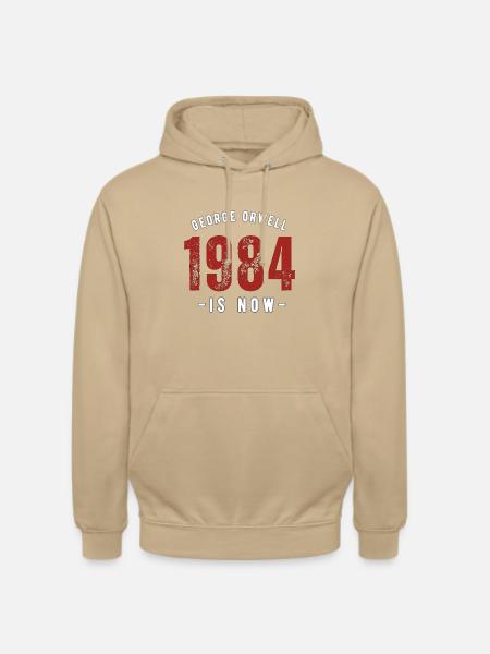 GEORGE ORWELL 1984 - Unisex Hoodie - beige