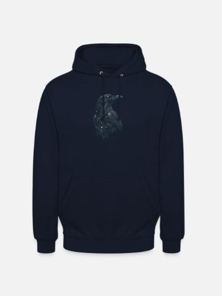 Raven - Unisex Hoodie - navy