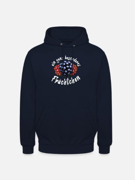 Brombeere Brombeeren Beeren Früchte - Unisex Hoodie - Navy