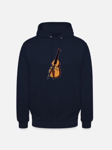 Brummender Kontrabass Jazzband - Unisex Hoodie - Navy