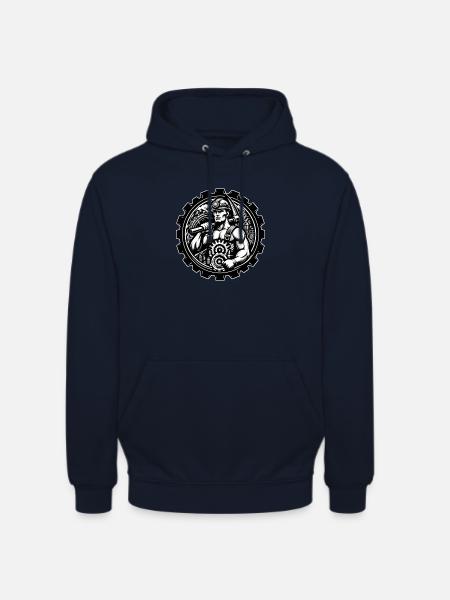 Bergmann Logo - Unisex Hoodie - Navy