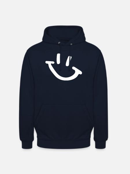 Smiley - Unisex Hoodie - Navy