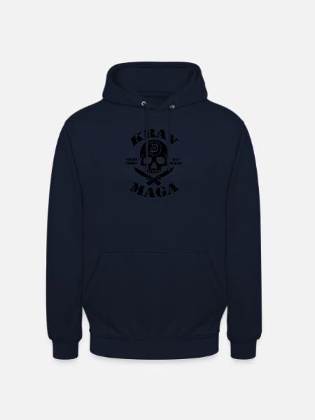 Krav Maga Skull - Unisex Hoodie - Navy