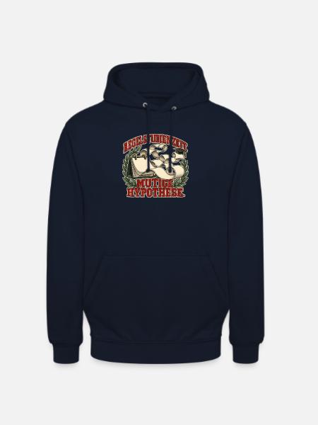 Regelstudienzeit: mutige Hypothese - Unisex Hoodie - Navy
