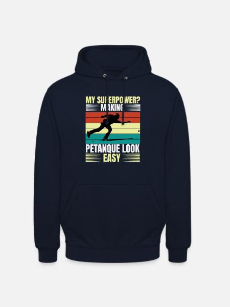 Superkraft: Boule leicht aussehen lassen - Unisex Hoodie - Navy