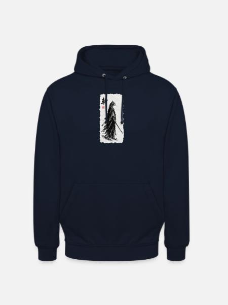 Samurai Katzensamurai  - Unisex Hoodie - Navy