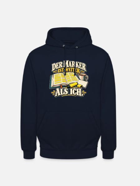 Marker voraus - Unisex Hoodie - Navy