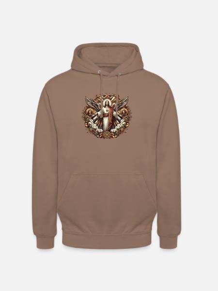 Jesus Christ Logo - Unisex Hoodie - Mokka