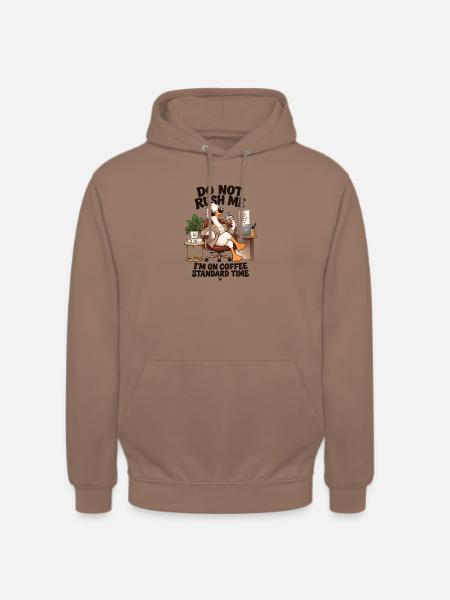 Kaffeezeit Büro Entschleunigung - Unisex Hoodie - Mokka