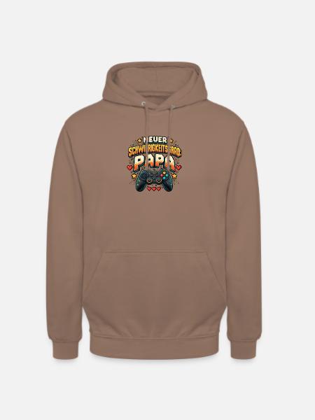 Neuer Schwierigkeitsgrad Papa - Unisex Hoodie - Mokka