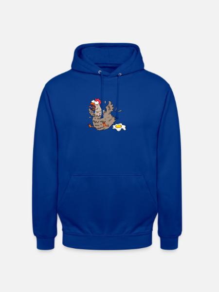 Funny chicken - Unisex Hoodie - bright royal