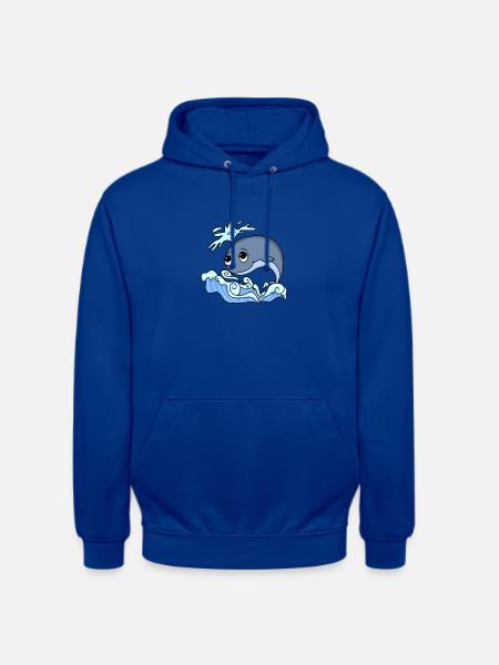 whale - Unisex Hoodie - bright royal